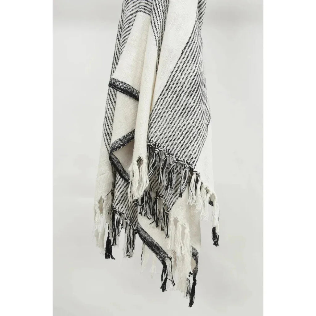 Nelly Boho Cotton Throw Blanket - LOOMLAN - LOOMLAN - Throw Blankets