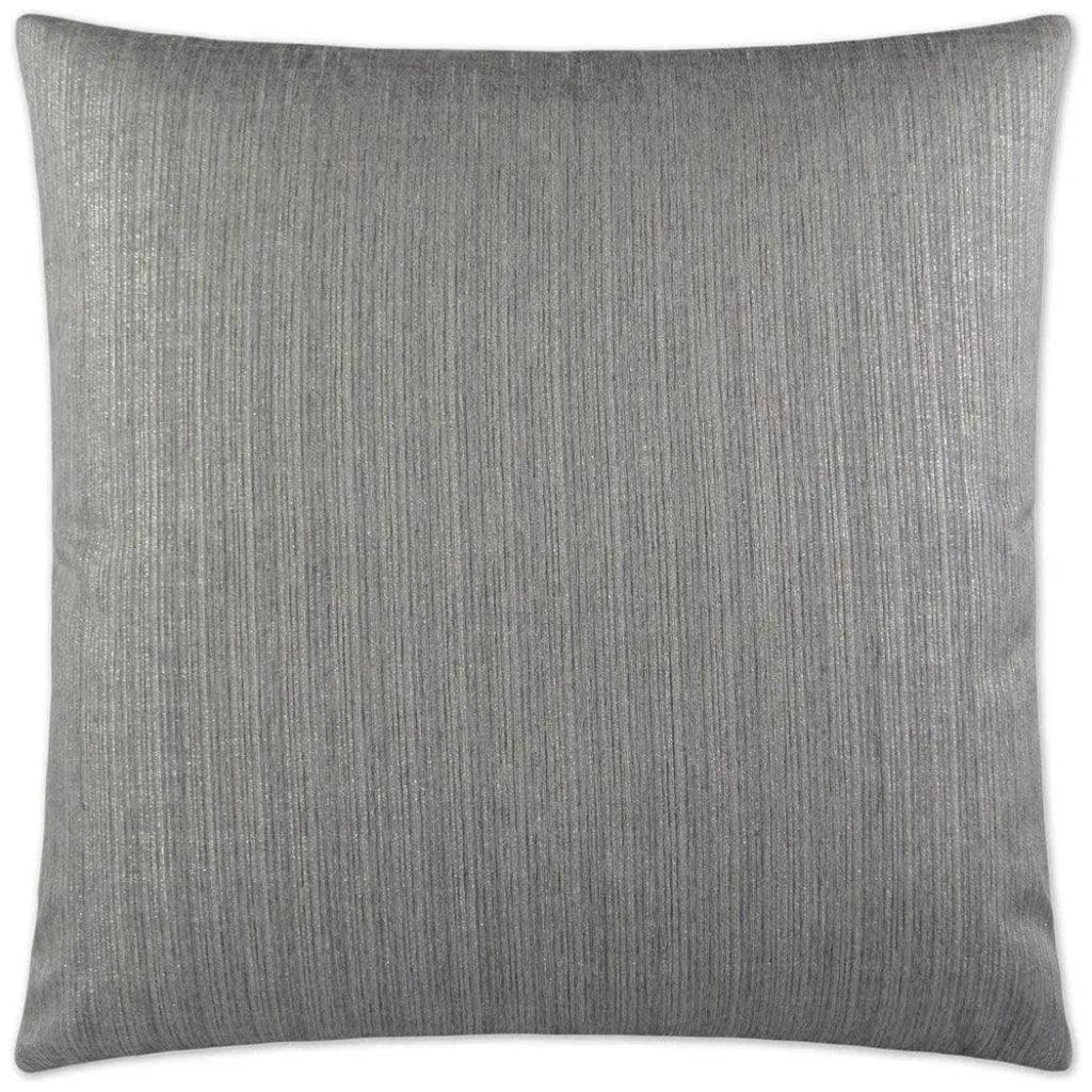 Ninon Silver Grey Throw Pillow With Insert - LOOMLAN - D.V. Kap - Throw Pillows