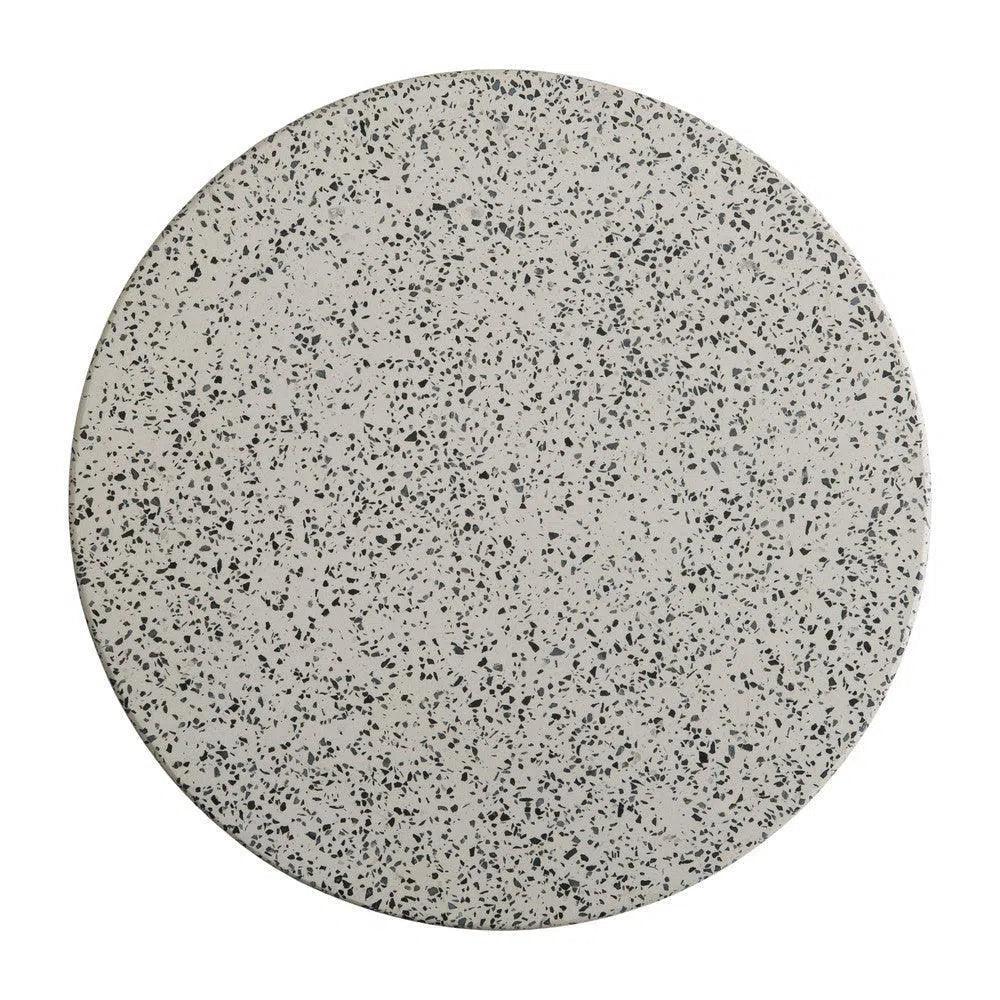 Noah 18 in. Round Terrazzo Garden Stool-Garden Stools-Emissary-LOOMLAN