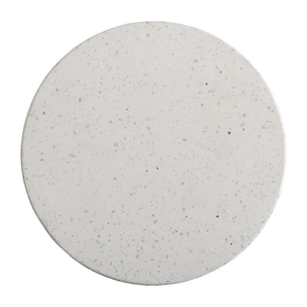 Noah 18 in. Round Terrazzo Garden Stool-Garden Stools-Emissary-LOOMLAN