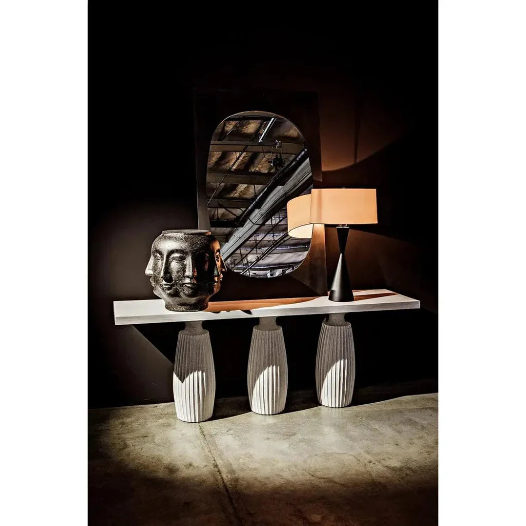 Noble Black Steel Table Lamp with Shade - LOOMLAN - Noir - Table Lamps