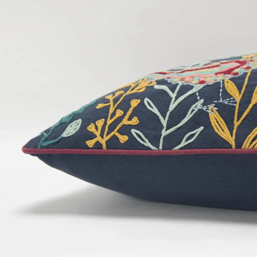 Noches Black Lumbar Pillow With Insert - LOOMLAN - LOOMLAN - Throw Pillows