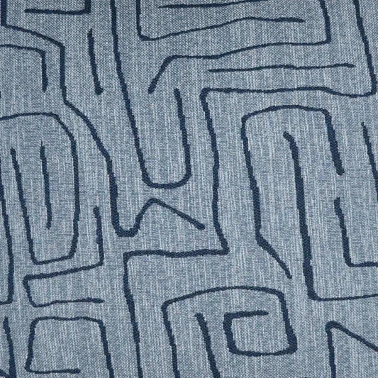 Novato Indigo Abstract Blue Large Throw Pillow Insert - LOOMLAN - D.V. Kap - Throw Pillows