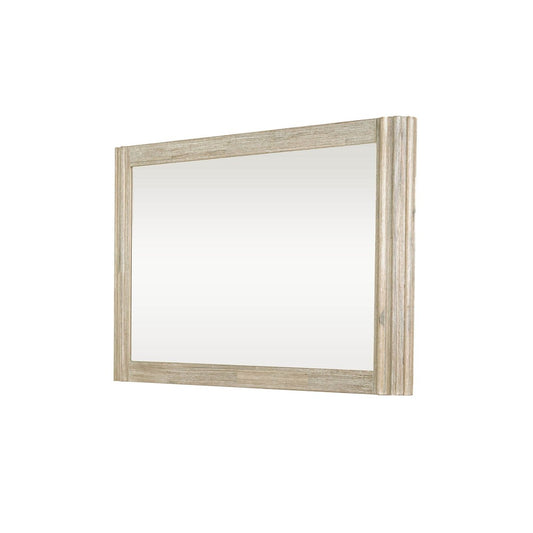 Oasis Wood Frame Wall Mirror -- view 2