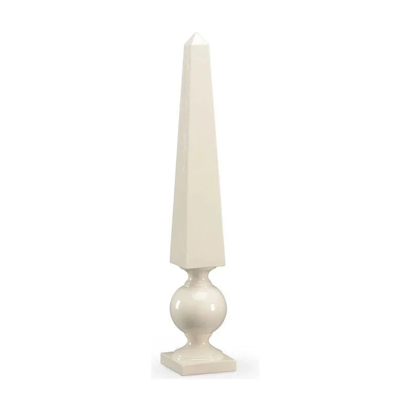 Obelisk Ceramic Handcrafted Sculpture - LOOMLAN - Chelsea House - Statues & Sculptures