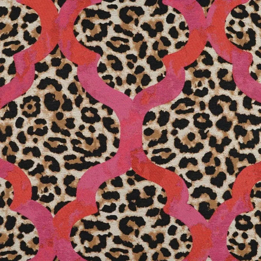 Obsessed Animal Fuchsia Large Throw Pillow Insert - LOOMLAN - D.V. Kap - Throw Pillows