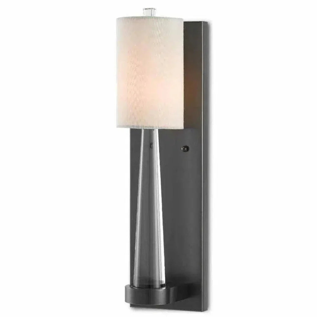 Oil Rubbed Bronze Junia Bronze Wall Sconce - LOOMLAN - Currey & Co - Wall Sconces