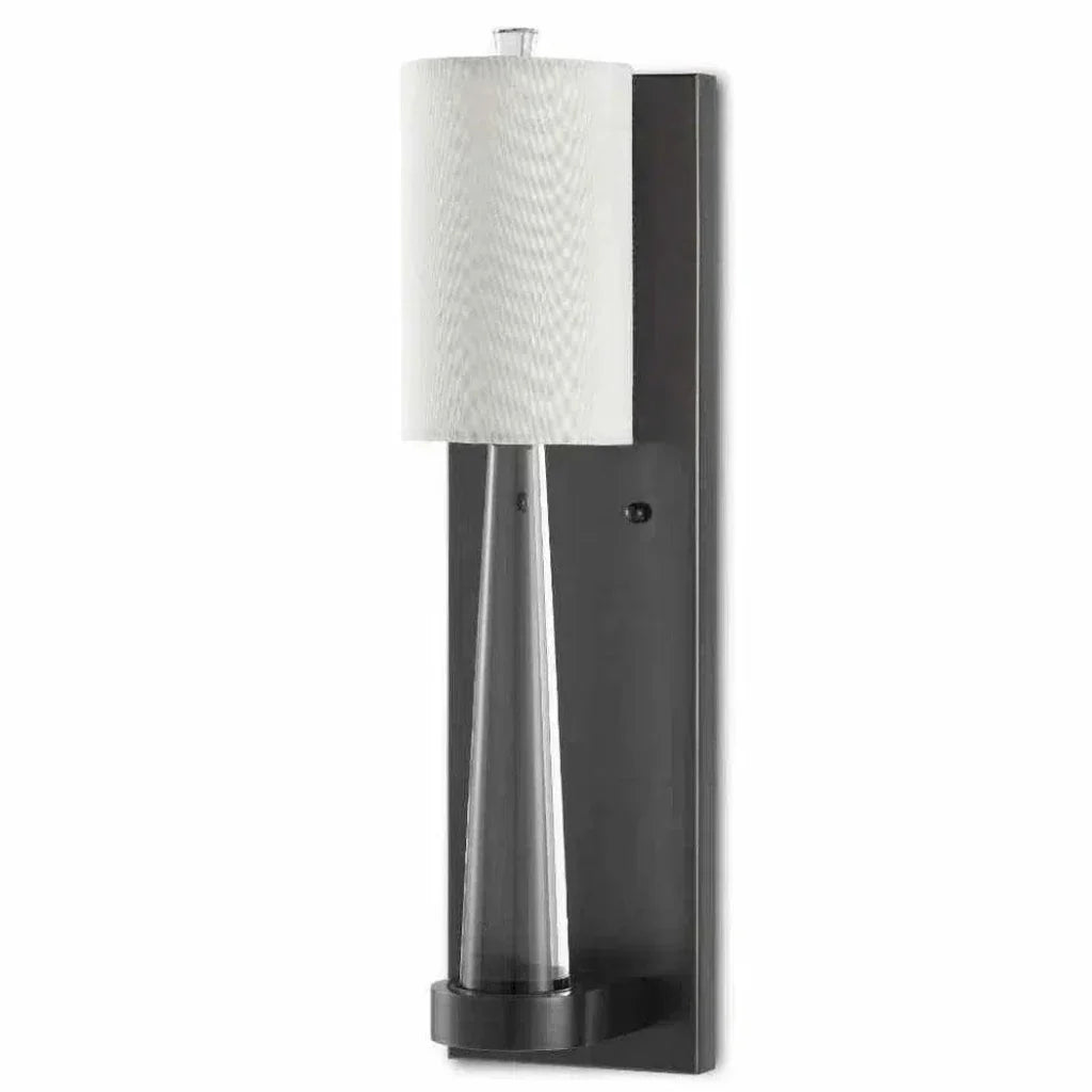 Oil Rubbed Bronze Junia Bronze Wall Sconce - LOOMLAN - Currey & Co - Wall Sconces