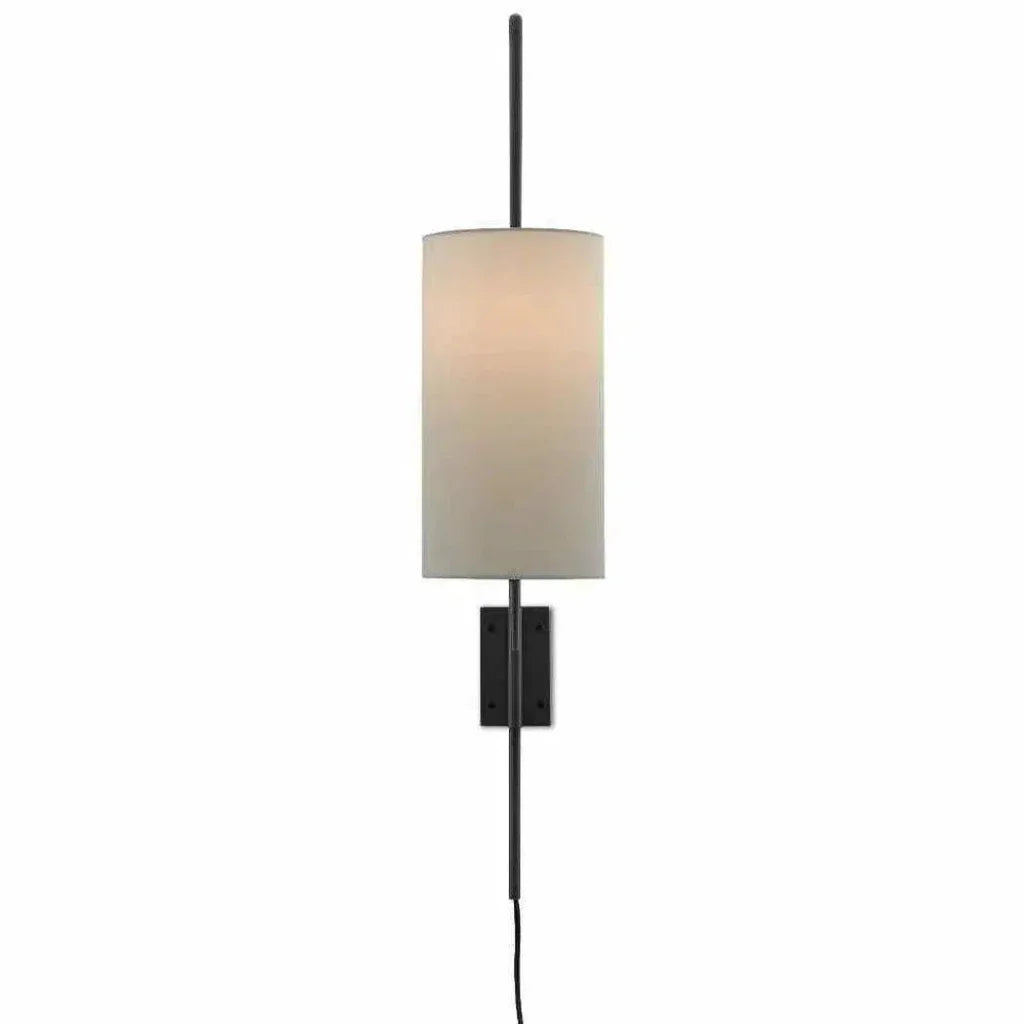 Oil Rubbed Bronze Tamsin Wall Sconce - LOOMLAN - Currey & Co - Wall Sconces