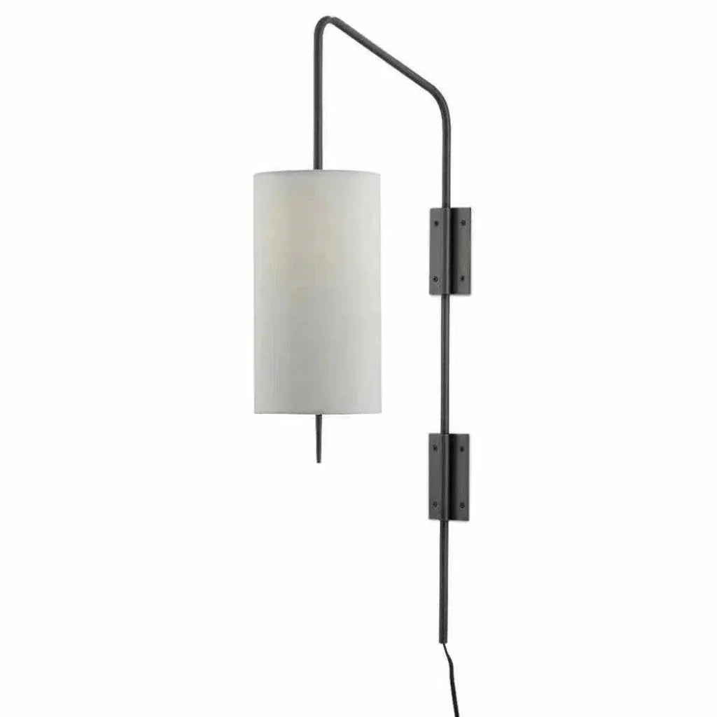 Oil Rubbed Bronze Tamsin Wall Sconce - LOOMLAN - Currey & Co - Wall Sconces