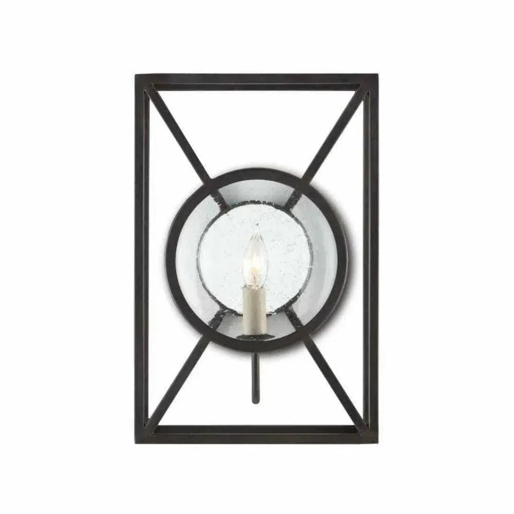 Old Iron Beckmore Black Wall Sconce Lillian August - LOOMLAN - Currey & Co - Wall Sconces