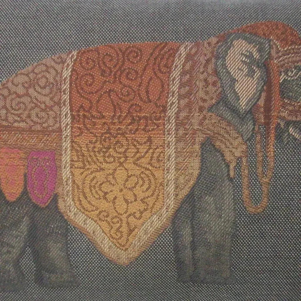 D.V. Kap Olifant Lumbar Henna Grey Throw Pillow Insert