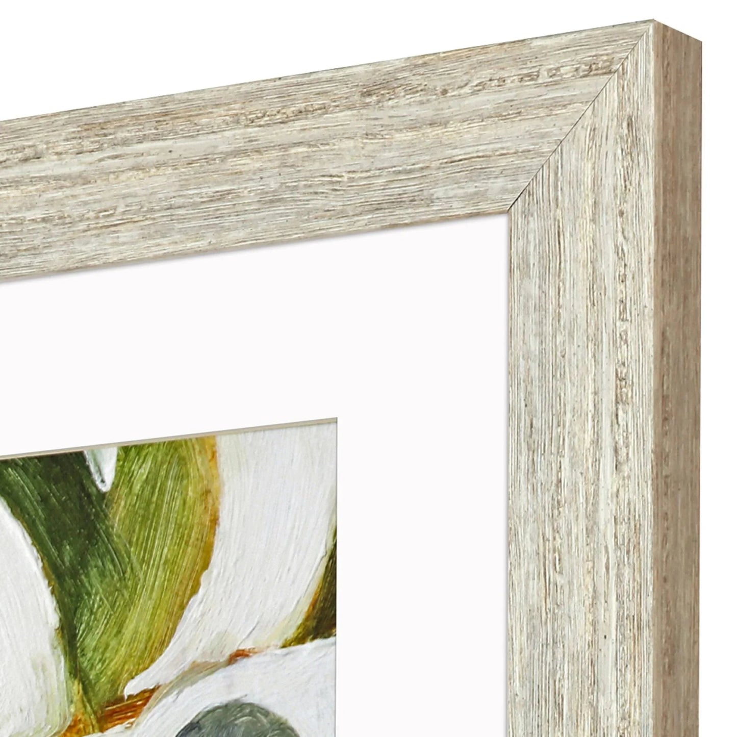 Olive Branches II Green Canvas Art 2PC