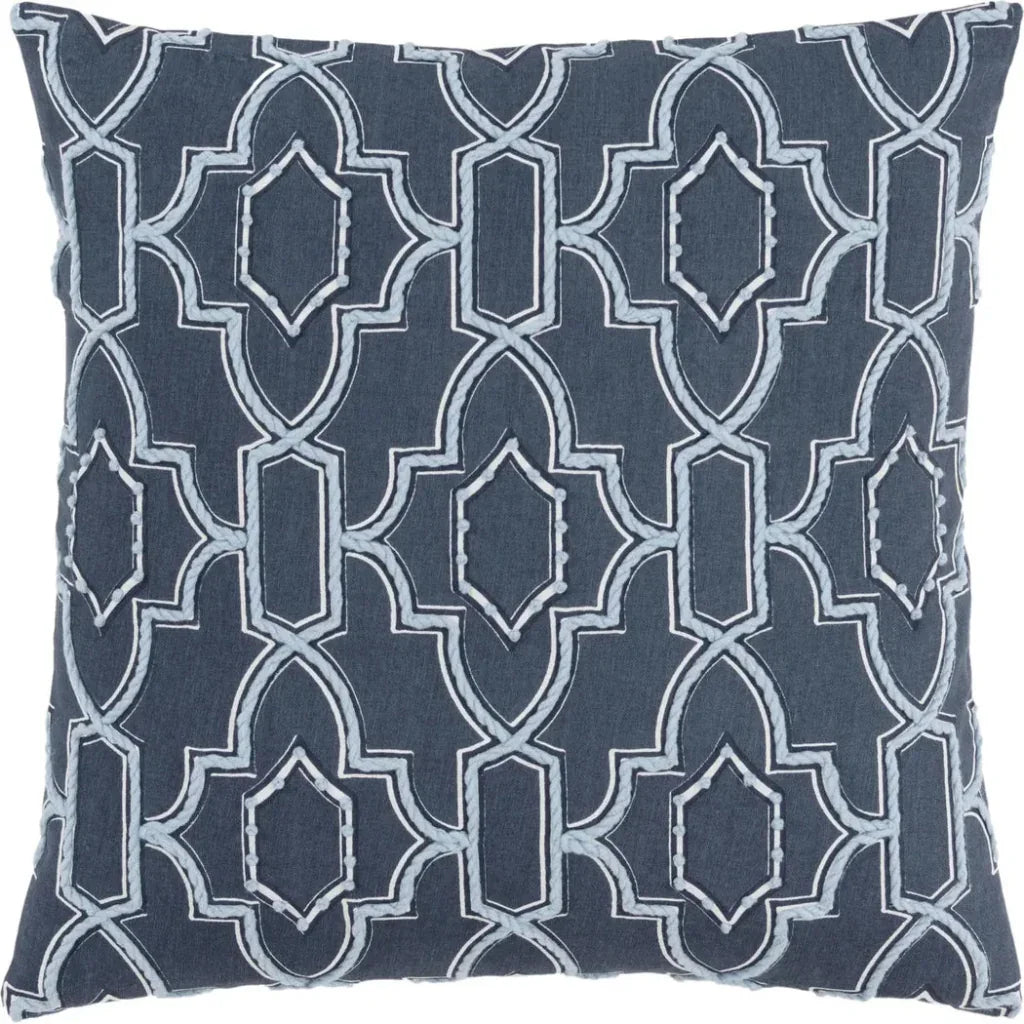 Opal Light Blue Pillow With Insert - LOOMLAN - LOOMLAN - Throw Pillows