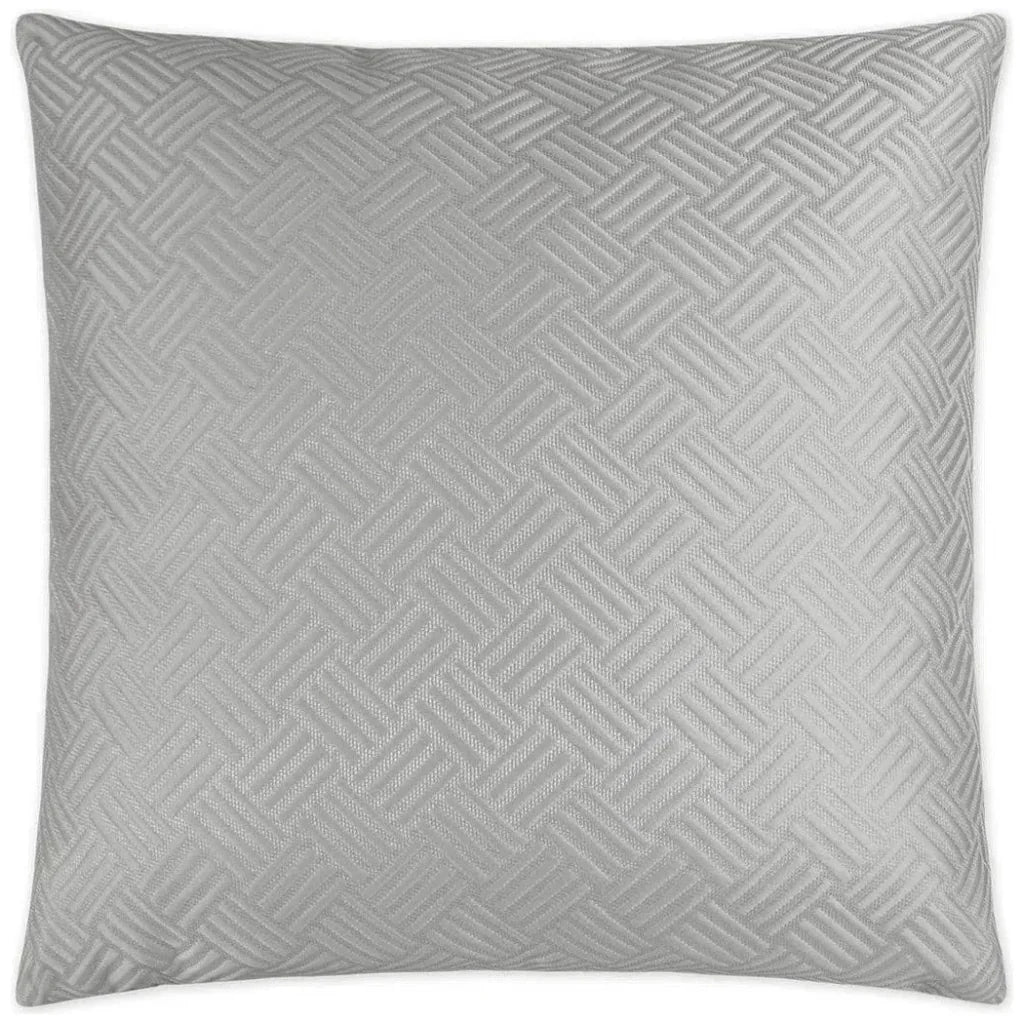 Open Door Platinum Grey Throw Pillow Insert - LOOMLAN - D.V. Kap - Throw Pillows