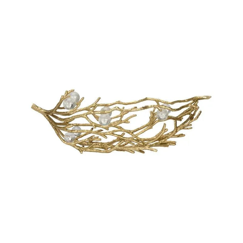 Open Twig Coral Shaped Bowl - LOOMLAN - Chelsea House - Boxes & Bowls