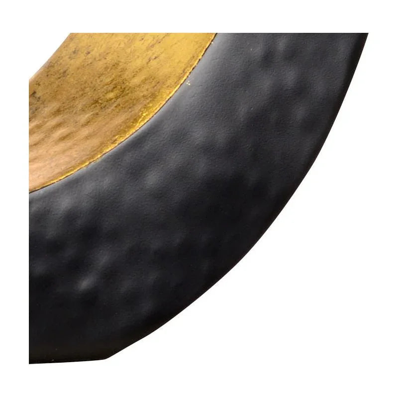 Wildwood Ophelia Circle Designed Black Table Lamp