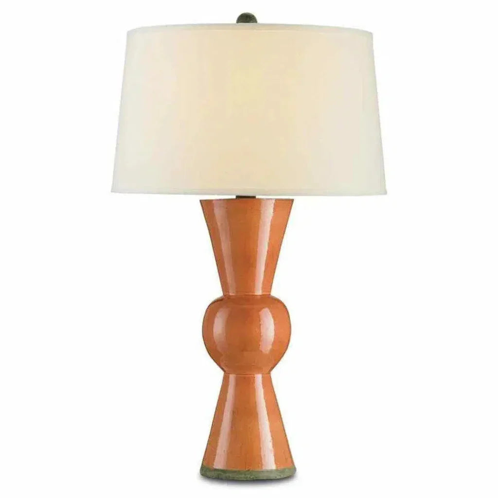 Orange Upbeat Orange Table Lamp - LOOMLAN - Currey & Co - Table Lamps