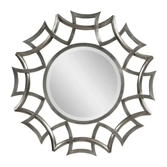 Orlando Polyurethane Silver Wall Mirror - LOOMLAN - Bassett Mirror - Wall Mirrors