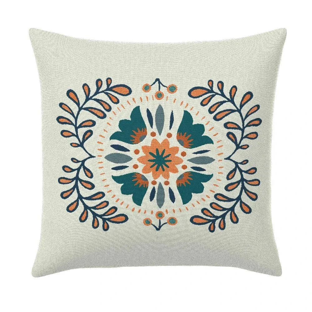 Otomia Medallion Resort Outdoor Pillow-Outdoor Pillows-Earnest Collection-LOOMLAN