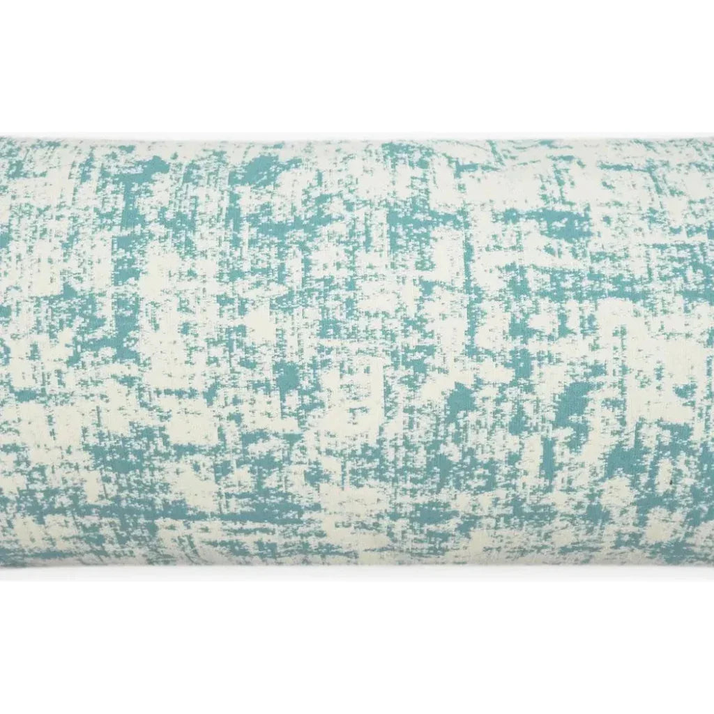 Outdoor Bluff Lumbar Pillow - Aqua-Outdoor Pillows-D.V. Kap-LOOMLAN