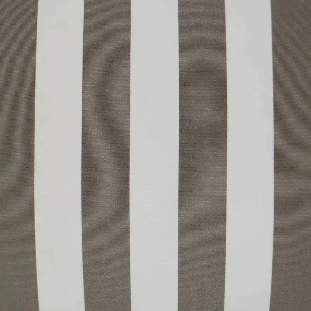 Outdoor Café Stripe Lumbar Pillow - Driftwood-Outdoor Pillows-D.V. Kap-LOOMLAN
