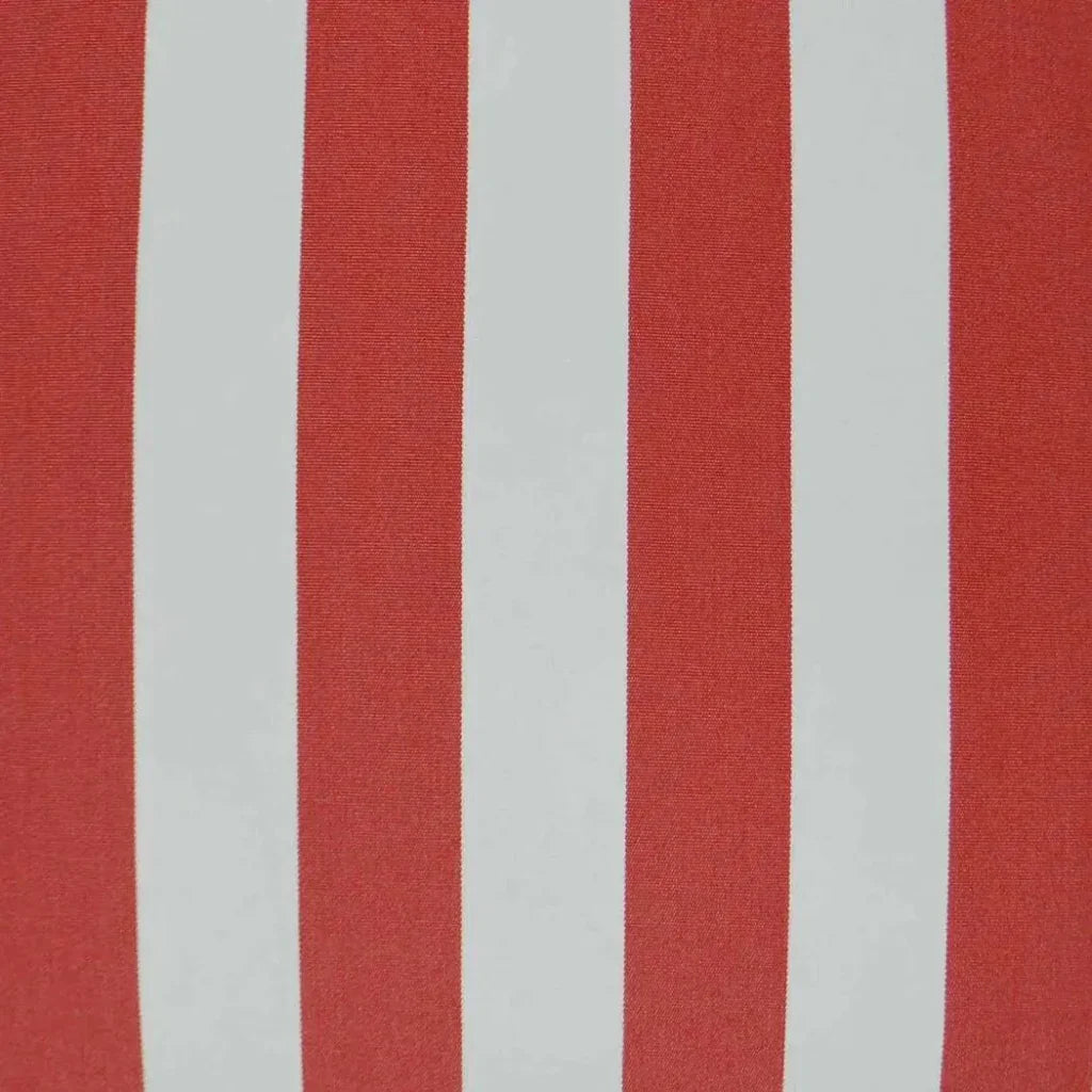 Outdoor CafΓ© Stripe Pillow - Red-Outdoor Pillows-D.V. Kap-LOOMLAN