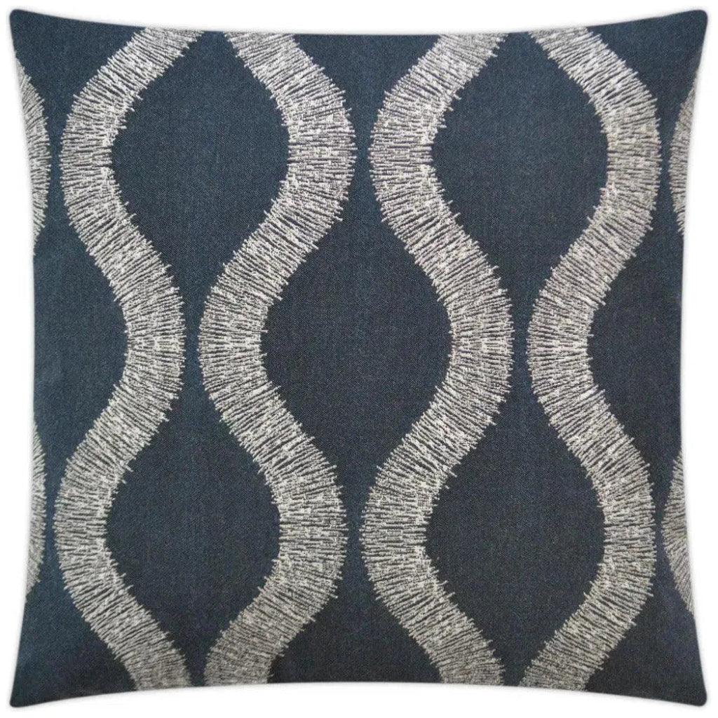 Outdoor Overlock Pillow - Midnight-Outdoor Pillows-D.V. Kap-LOOMLAN