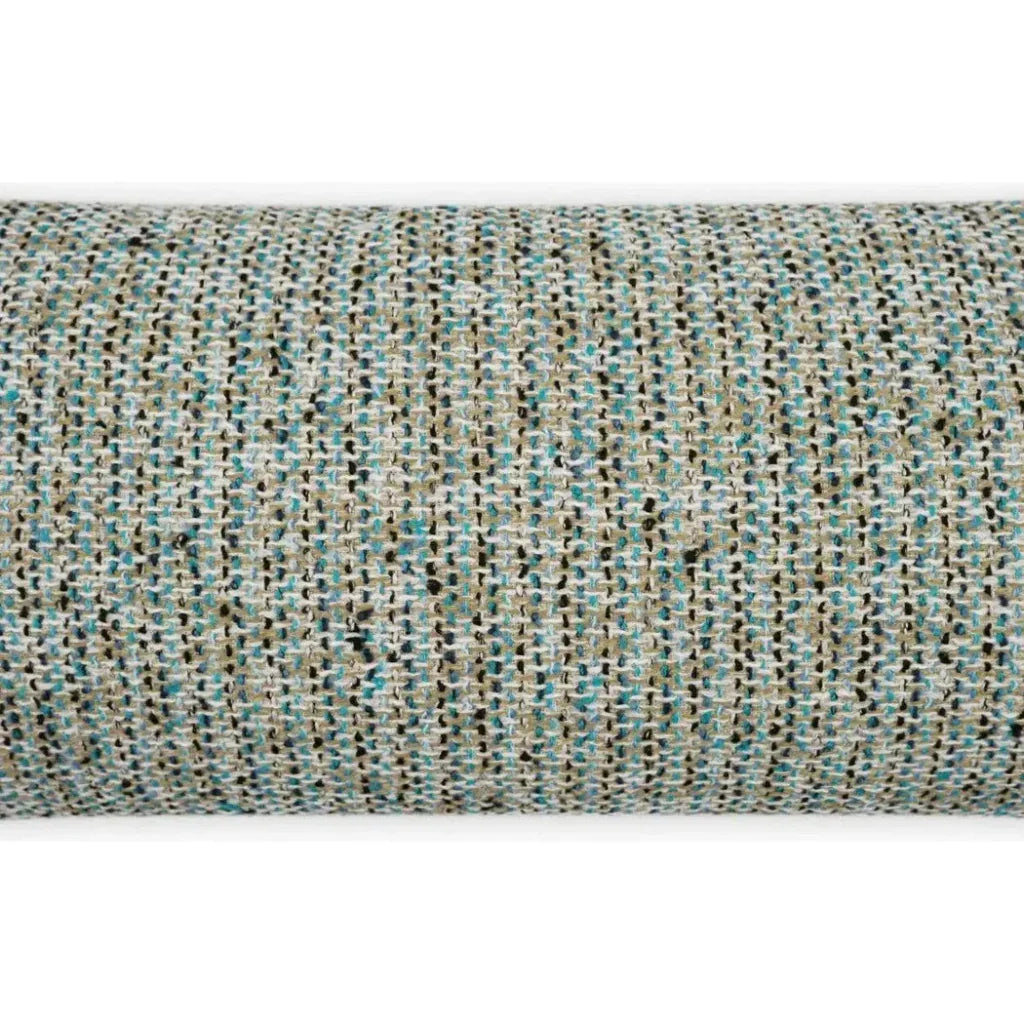 Outdoor Particle Lumbar Pillow - Blue-Outdoor Pillows-D.V. Kap-LOOMLAN