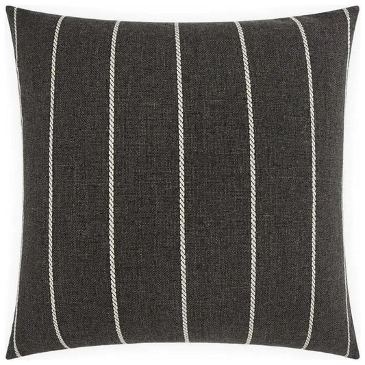 Outdoor Pencil Pillow - Carbon-Outdoor Pillows-D.V. Kap-LOOMLAN