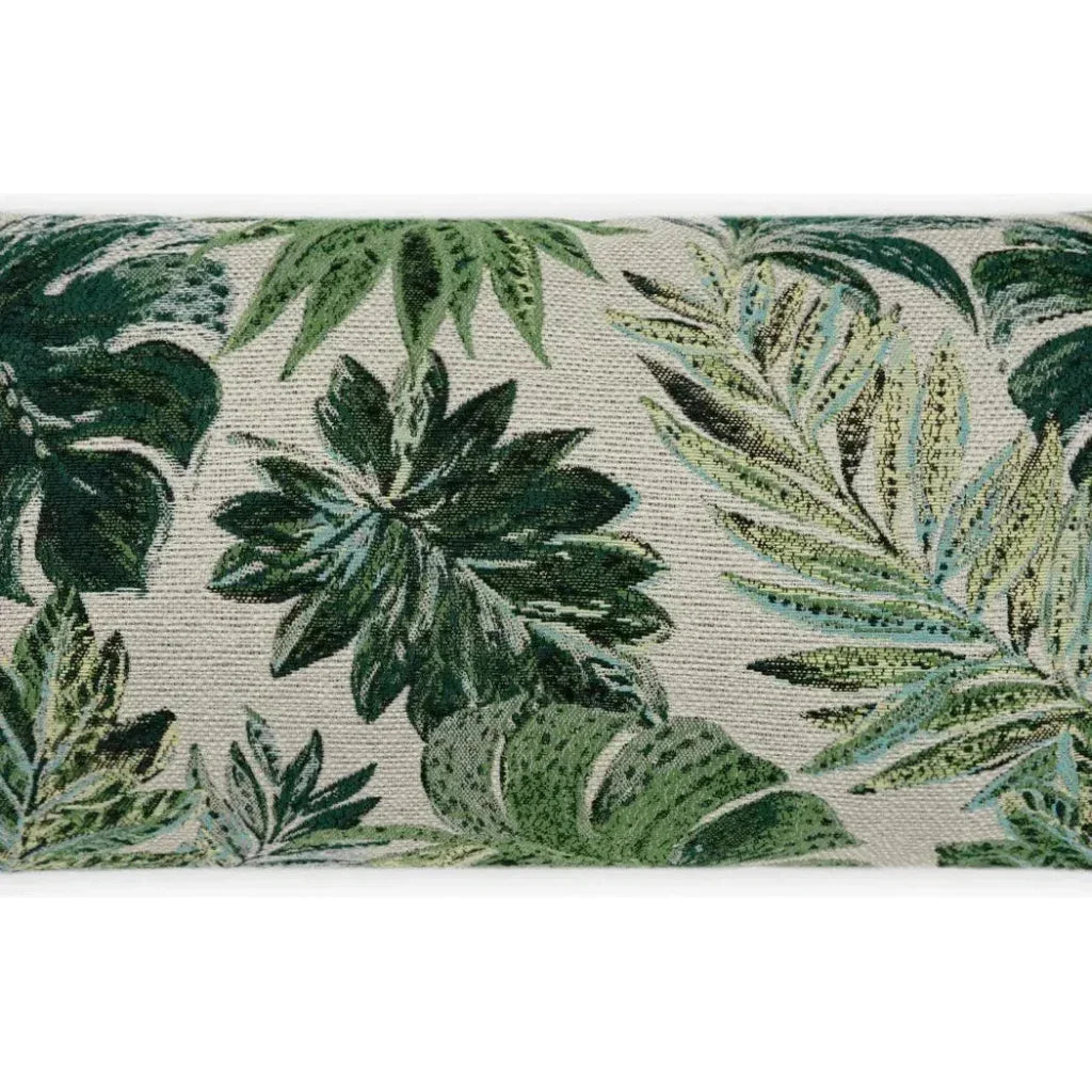 Outdoor Rain Forest Lumbar Pillow - Green-Outdoor Pillows-D.V. Kap-LOOMLAN