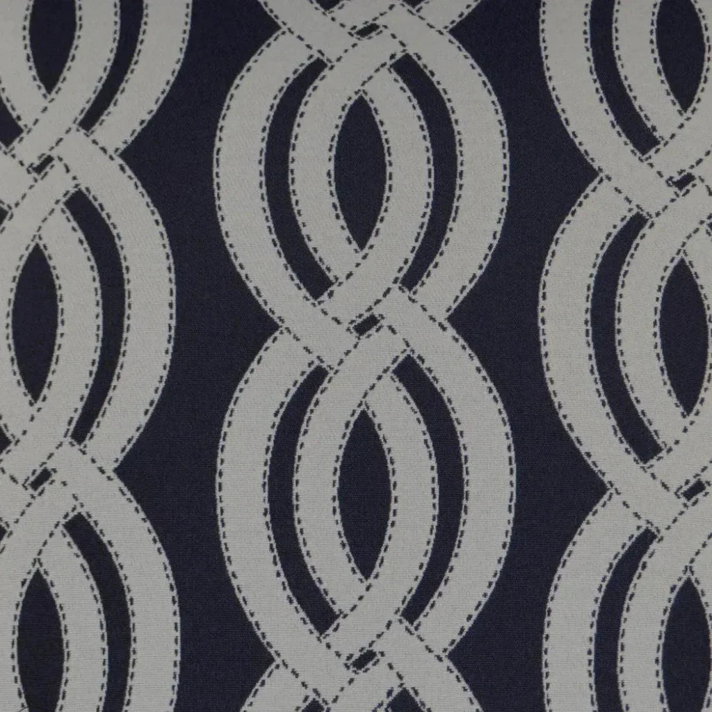 Outdoor Sea Shore Pillow - Navy-Outdoor Pillows-D.V. Kap-LOOMLAN