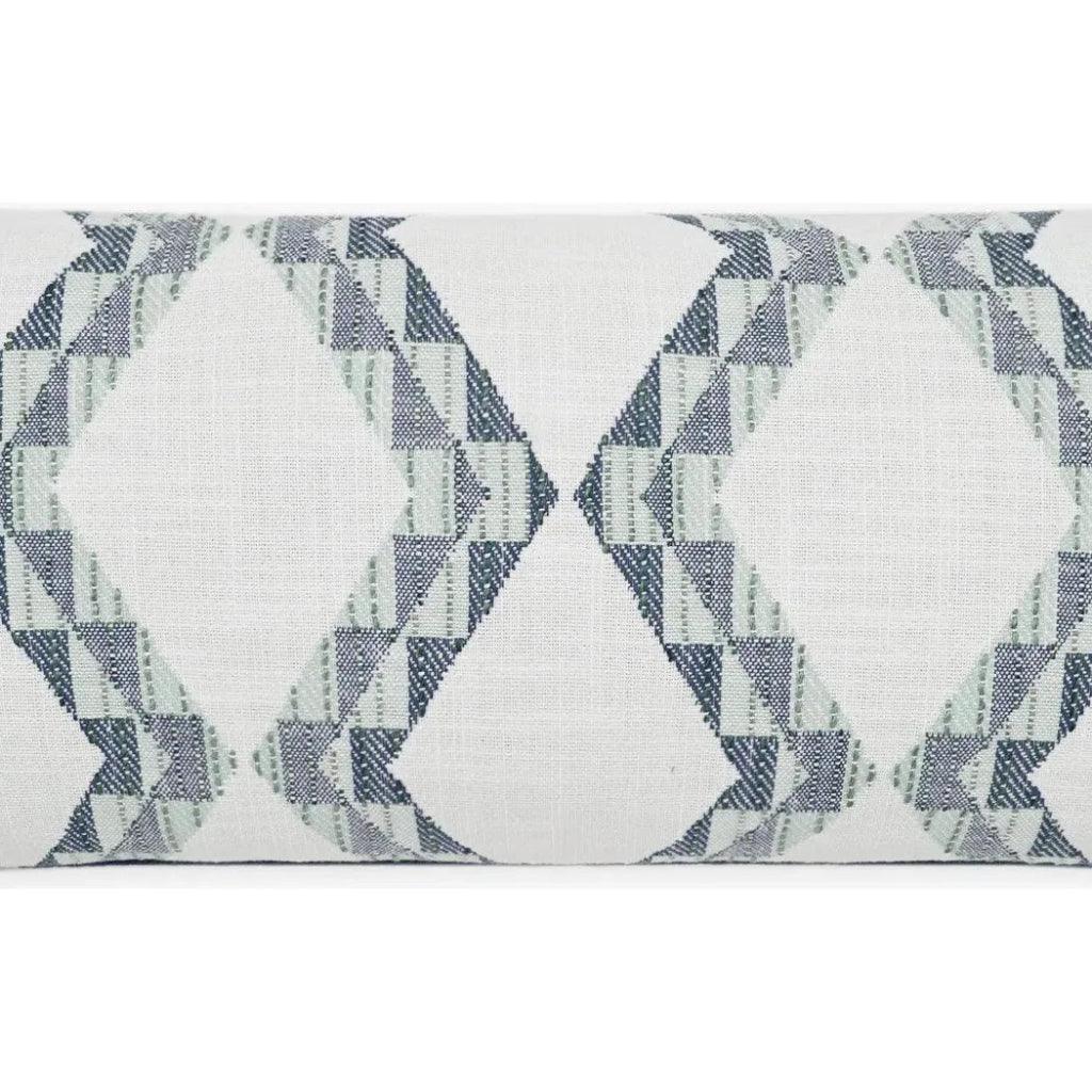 Outdoor Toshi Lumbar Pillow - Azure-Outdoor Pillows-D.V. Kap-LOOMLAN