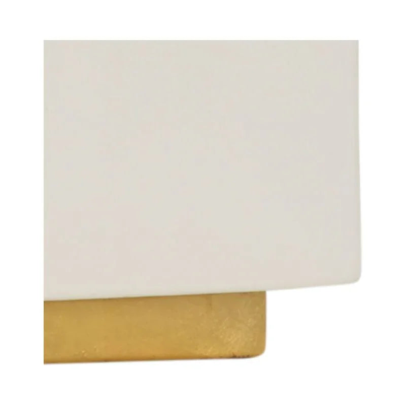 Palmer White Glaze Ceramic Table Lamp - LOOMLAN - Wildwood - Table Lamps