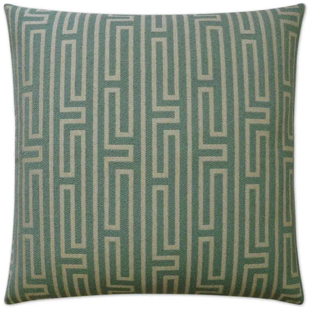 Pandora Aqua Green Throw Pillow With Insert - LOOMLAN - D.V. Kap - Throw Pillows