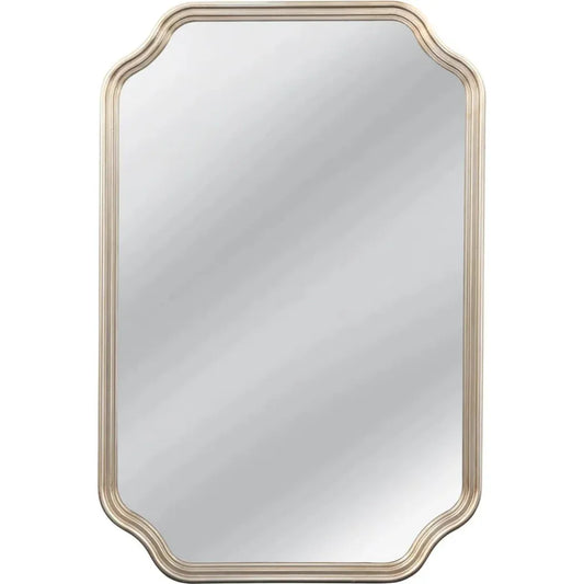 Pandreess MDF Brown Vertical Wall Mirror - LOOMLAN - Bassett Mirror - Wall Mirrors