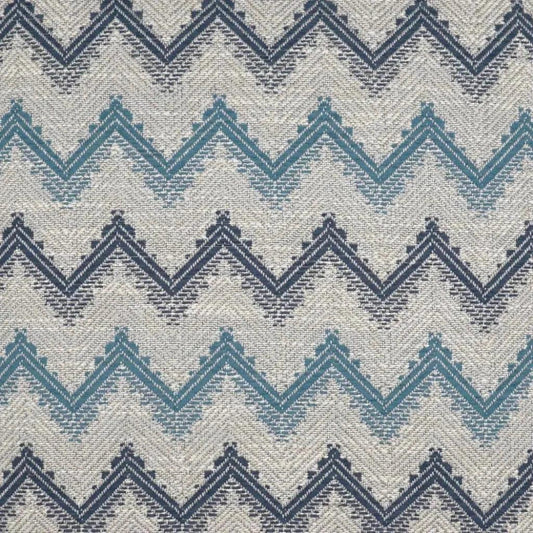 Parquet Blue Chevron Blue Large Throw Pillow Insert - LOOMLAN - D.V. Kap - Throw Pillows