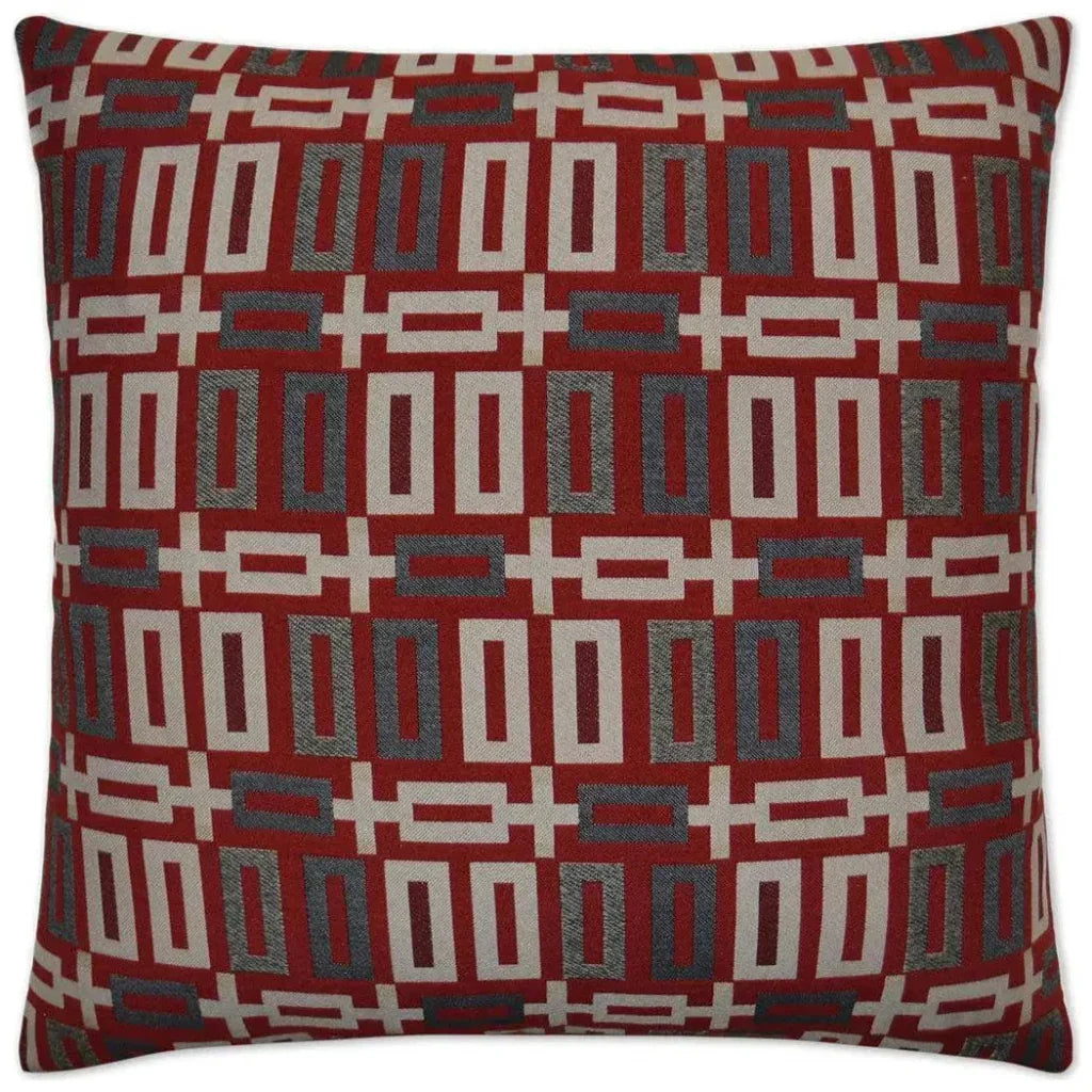 Penthouse Red Throw Pillow With Insert - LOOMLAN - D.V. Kap - Throw Pillows