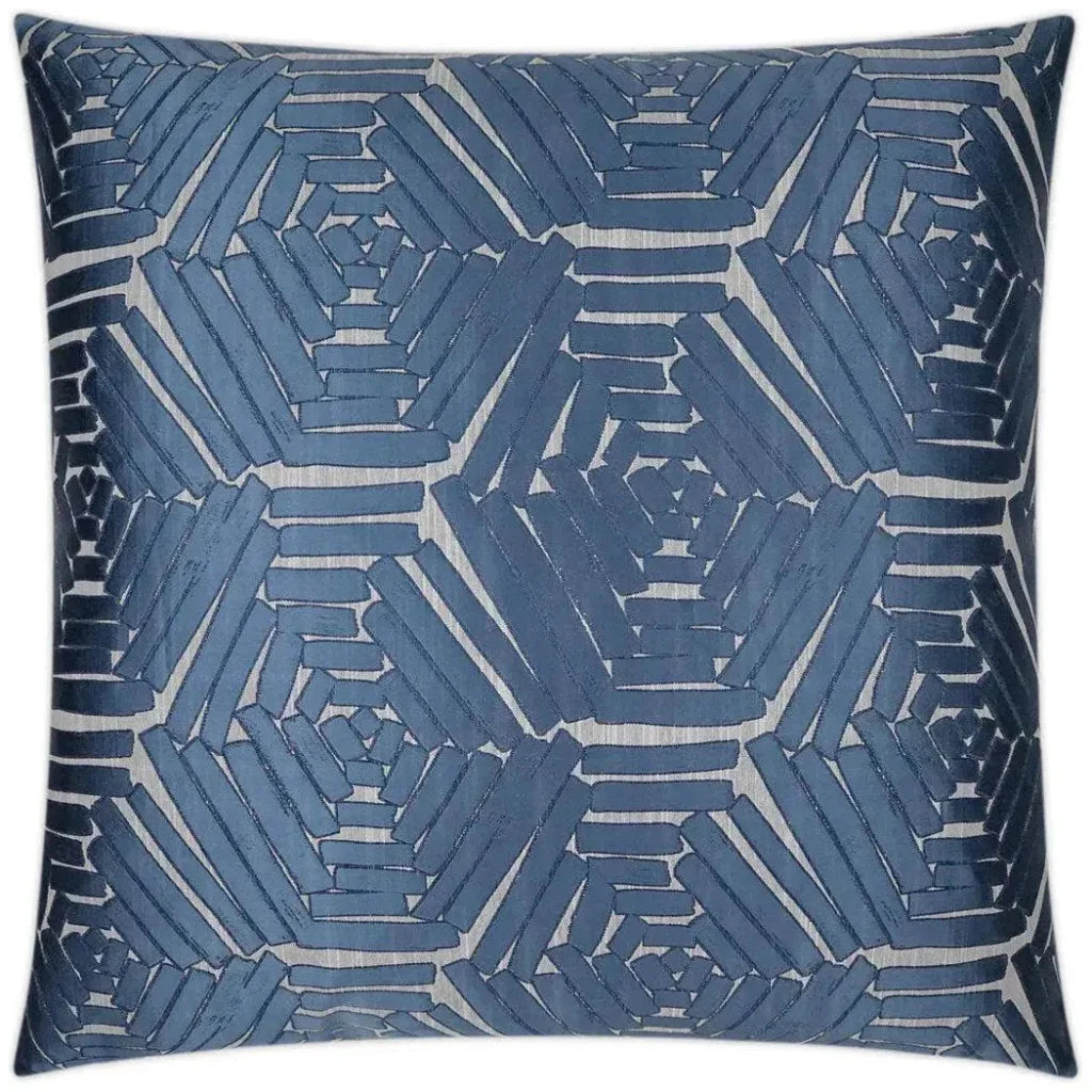 Percy Blue Blue Throw Pillow With Insert - LOOMLAN - D.V. Kap - Throw Pillows