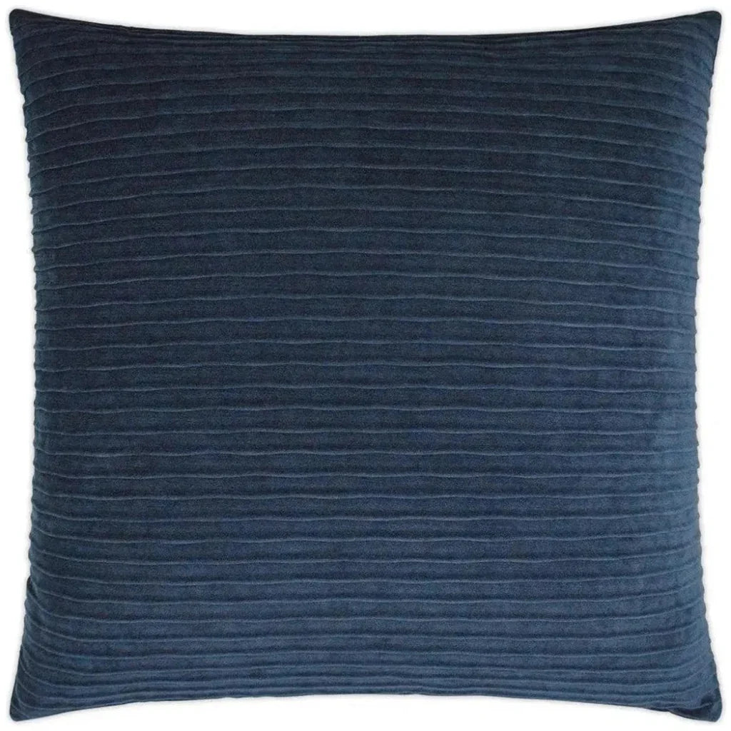 Pleatte Blue Blue Throw Pillow With Insert - LOOMLAN - D.V. Kap - Throw Pillows