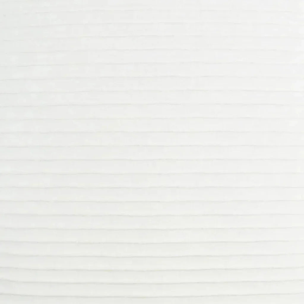 D.V. Kap Pleatte Coconut White Throw Pillow Insert