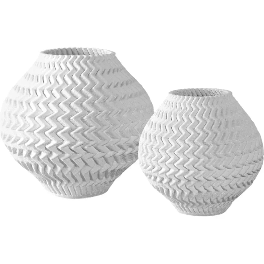 Plisse Small Vase - LOOMLAN - Currey & Co - Vases & Jars