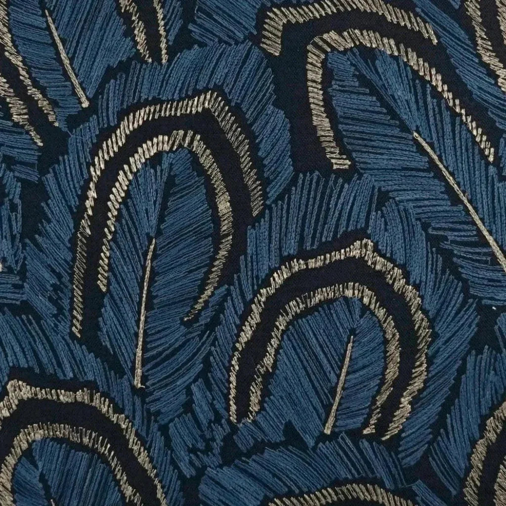 D.V. Kap Plumage Blue Throw Pillow With Insert