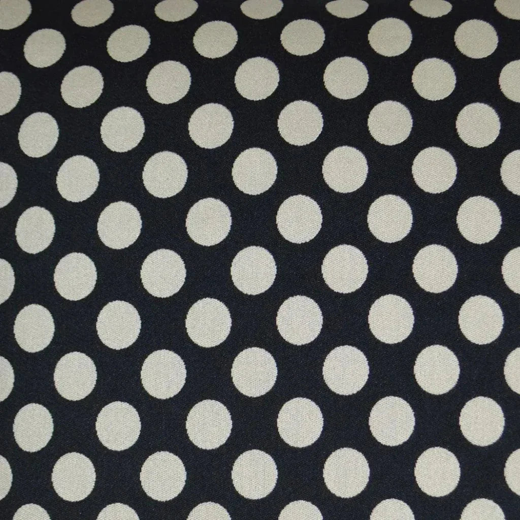 D.V. Kap Polka Dots Black Throw Pillow With Insert