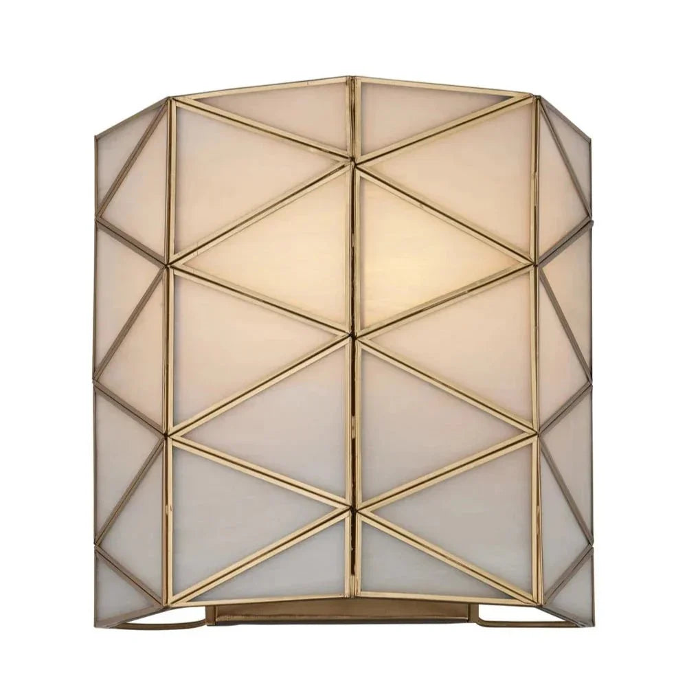Polyhedron Modern Geometric Wall Sconce - LOOMLAN - Currey & Co - Wall Sconces