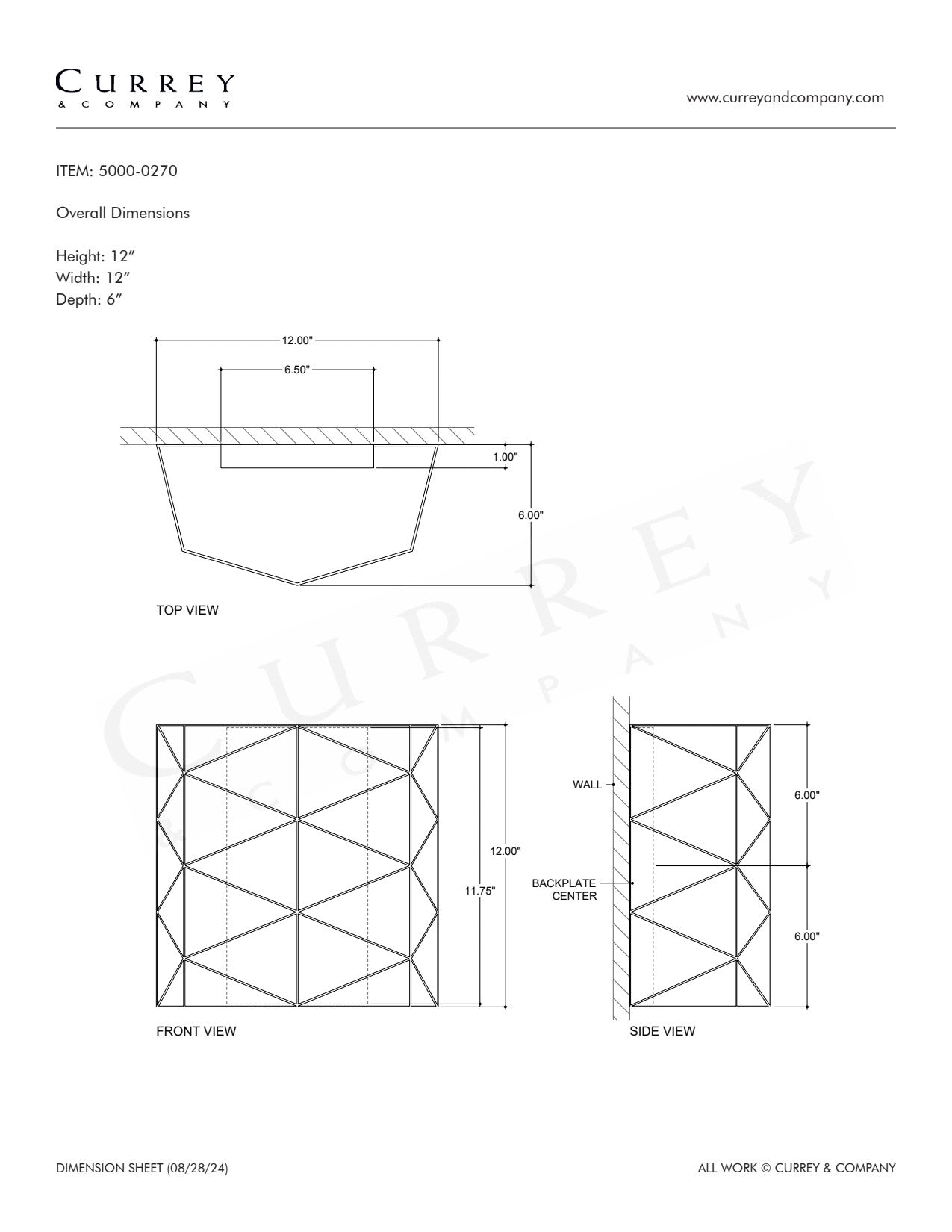 Polyhedron Modern Geometric Wall Sconce