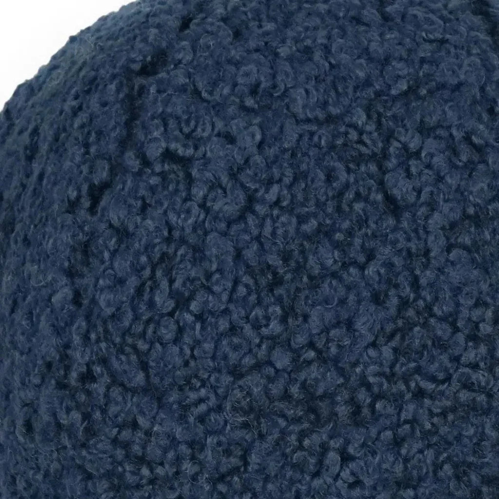Poodle Ball 10" Navy Blue Throw Pillow Insert - LOOMLAN - D.V. Kap - Throw Pillows