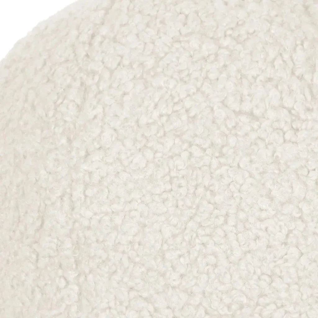 D.V. Kap Poodle Ball Ivory Throw Pillow With Insert