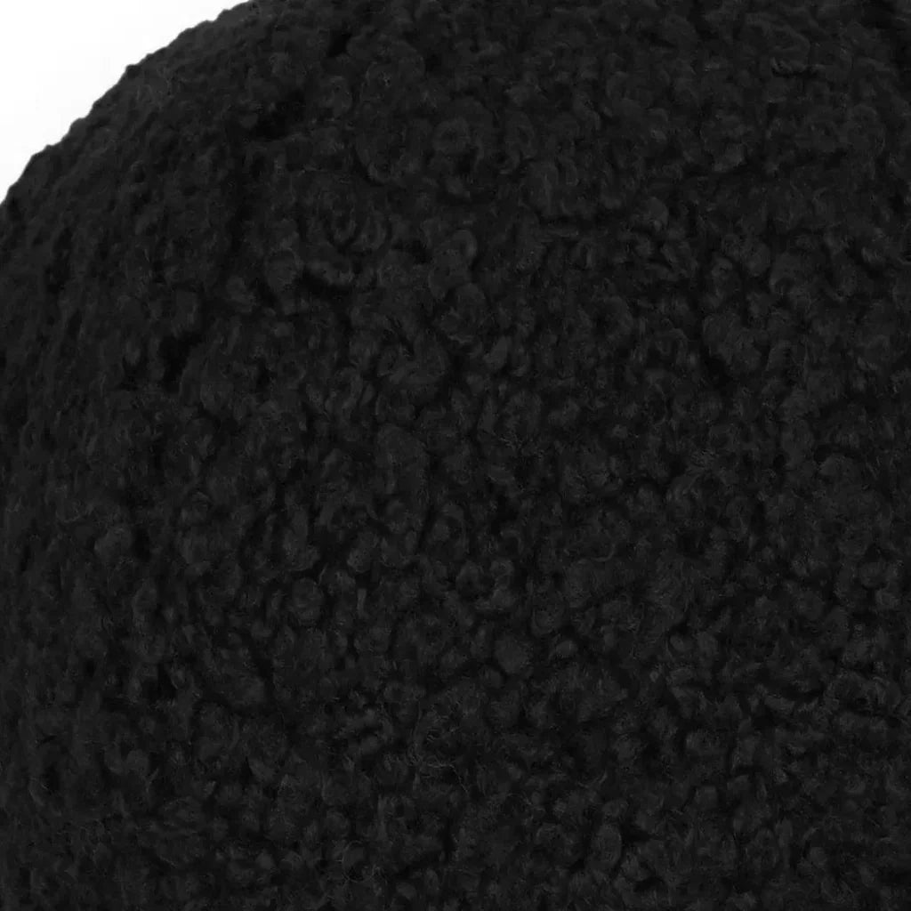 D.V. Kap Poodle Ball Jet Black Throw Pillow Insert