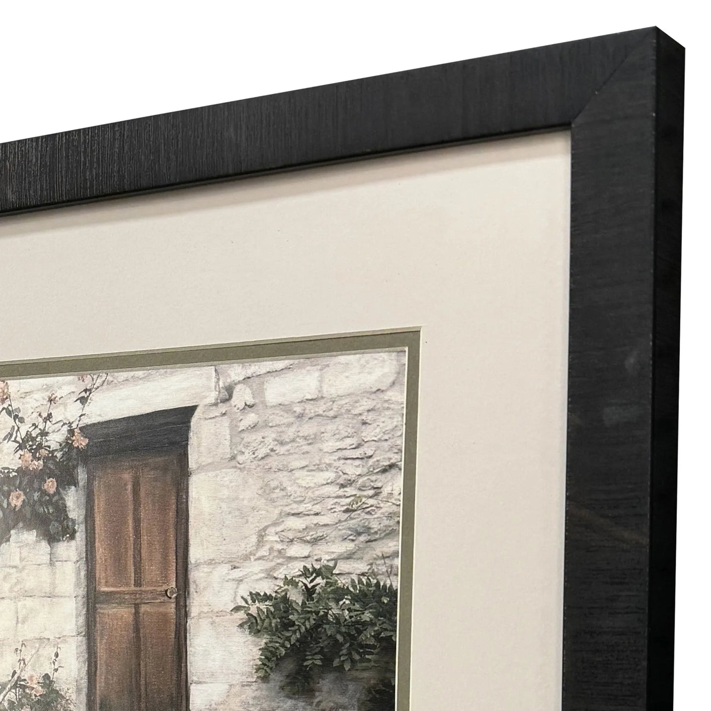 Porte Glass Front Grey Canvas Art 2PC